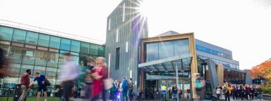 The Students' Union on a busy day