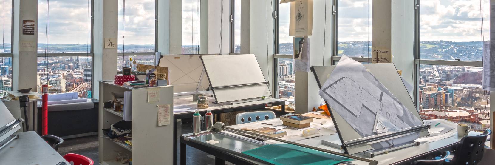 Drawing studio in the Arts Tower