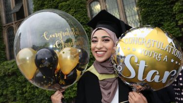 A law student at graduation 