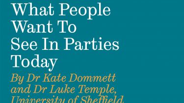 Report by Kate Dommett on political parties 