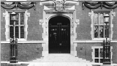 Old picture of Firth Court doorway