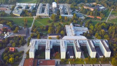 Aerial view of Stockholm University campus