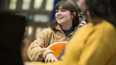 Cello player