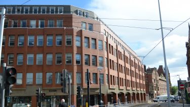 The exterior of cathedral Court