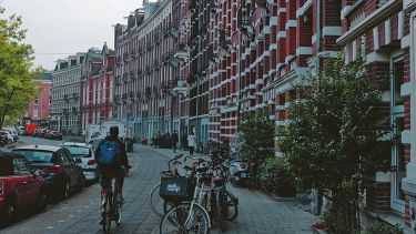 Cycling in Amsterdam