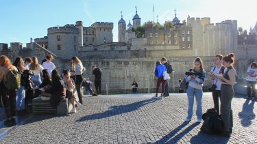 Landscape Architecture students on a field trip to London