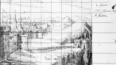 A sketch of the Siege of Rhodes