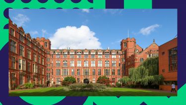 An exterior photo of Firth Court Quad