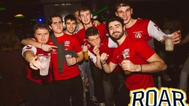 Management Society's football team at ROAR.