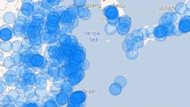 Heat map of our alumni in East Asia