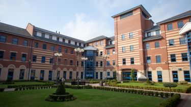 Regent Court building courtyard