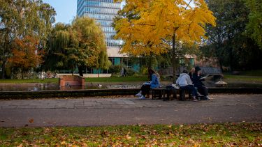 Students in Weston Park