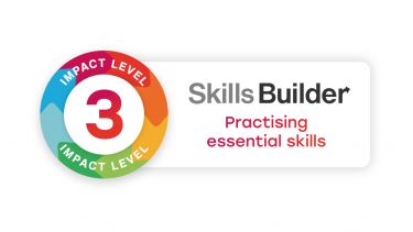 Skills Builder level 3 accreditation badge