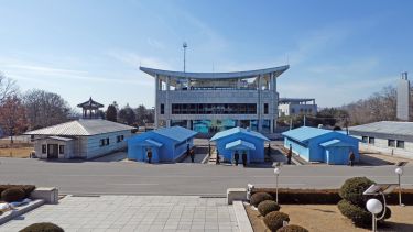 Military buildings at Korean DMZ