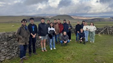 A photo of Philosophy staff and students in the Peak District.