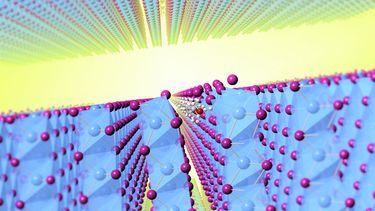 Model of layers of lead iodide