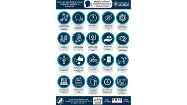 tips for helping vision impaired patients