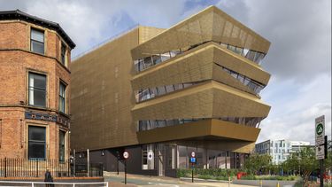 Artist impression of new five storey central teaching laboratory building on Upper Hanover Street