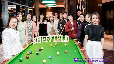 ߲ݴý alumni at a reception in Hong Kong