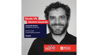 «Ӱҵ alumnus, Dr Leonardo Bastos's promo for the Study UK Alumni Awards 2024.