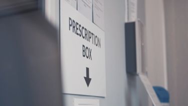 Prescription box sign 