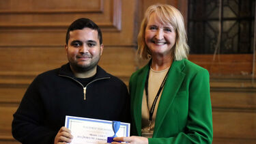 Placement Year Awards 2024 winner Momin Rizwan for Helen Liley