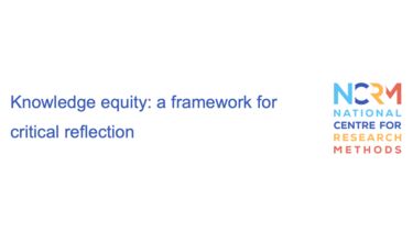 Knowledge equity: a framework fro critical reflection 