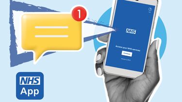 NHS app notifications image