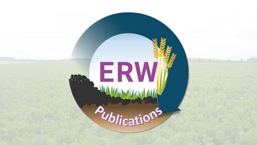 ERW logo with Publications titled within on a field background