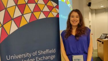 Maria Tomlinson with Knowledge Exchange and Impact Award