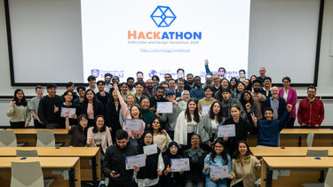Group of students who took part in Hackathon