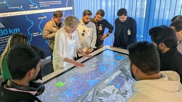 Sheffield MBA cohort enjoys their company visit.