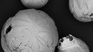 Novel material particles produced from the exothermic reaction by product 