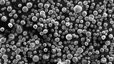 Novel material particles produced from the exothermic reaction by product 