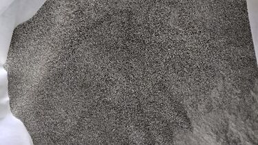 Recycled clean saggar powder, ready to be reintroduced into the saggar manufacturing process.