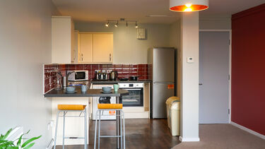 A kitchen in Shore Court 