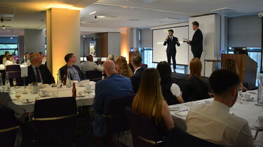 Tim Adams presenting the 2024/25 ESPS Awards event