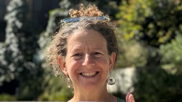 Picture of susan banki with her new book