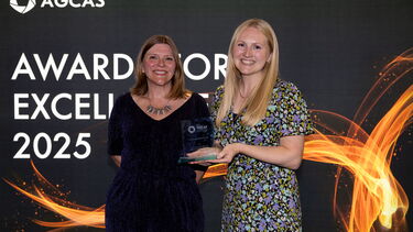 Sarah Hunter at AGCAS awards