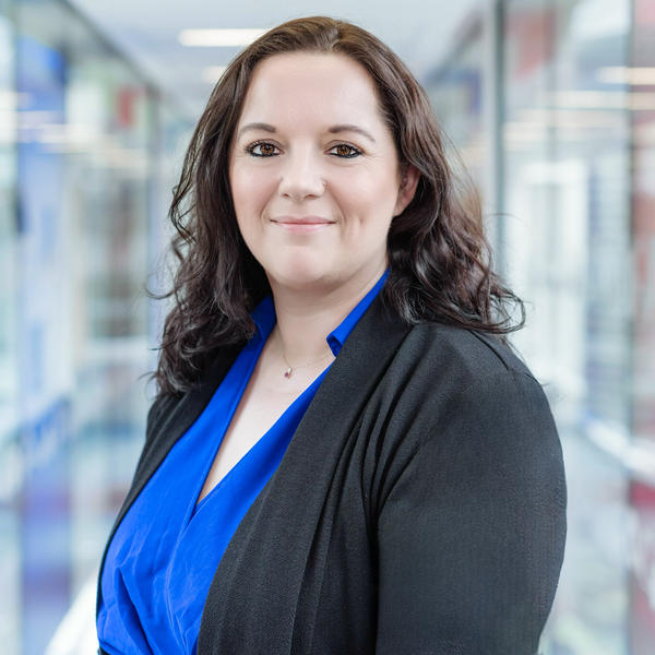 Profile picture of Sandie Buchan wearing a blue top and black cardigan.