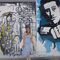 Jess standing in front of graffiti