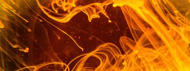 A close up image of fire