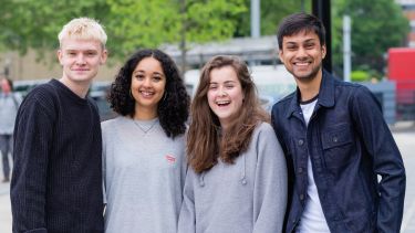 Group photo of School of English students