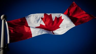 Canada flag. 