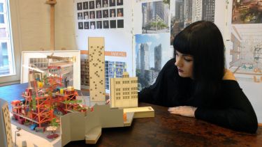 Sarah Habershon working at architectural practice