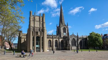 Exterior photo of Sheffield Cathedral