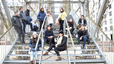 Sustainable architecture studies students on trip