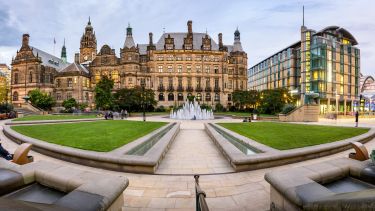 sheffield city centre - peace gardens 