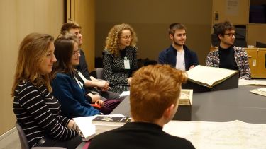 Student visit British Library