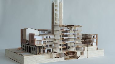 Architectural model by MArch students